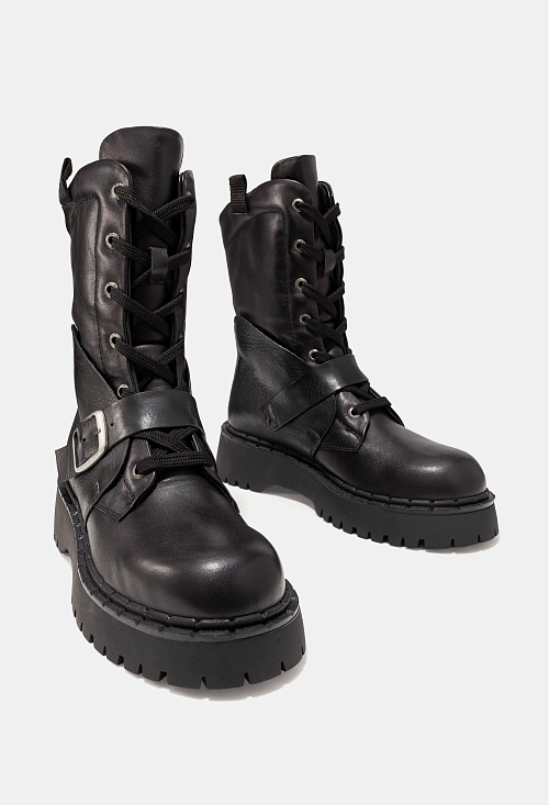 Ботинки Buckle Black BABOOS  