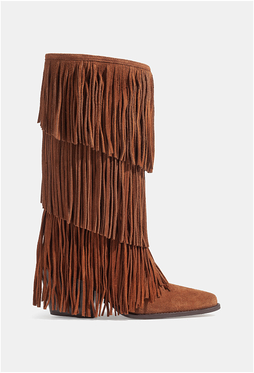 Сапоги Tan Suede BABOOS  