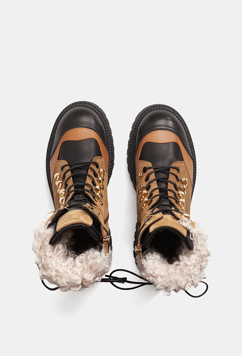 Ботинки Camel Fur BABOOS  