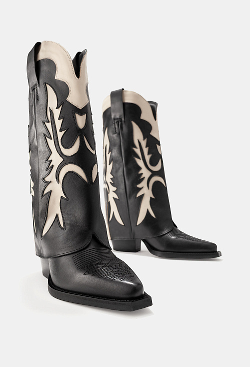 Сапоги Black/Beige BABOOS  